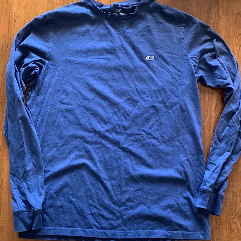 VINEYARD VINES long sleeve navy blue shirt size Small